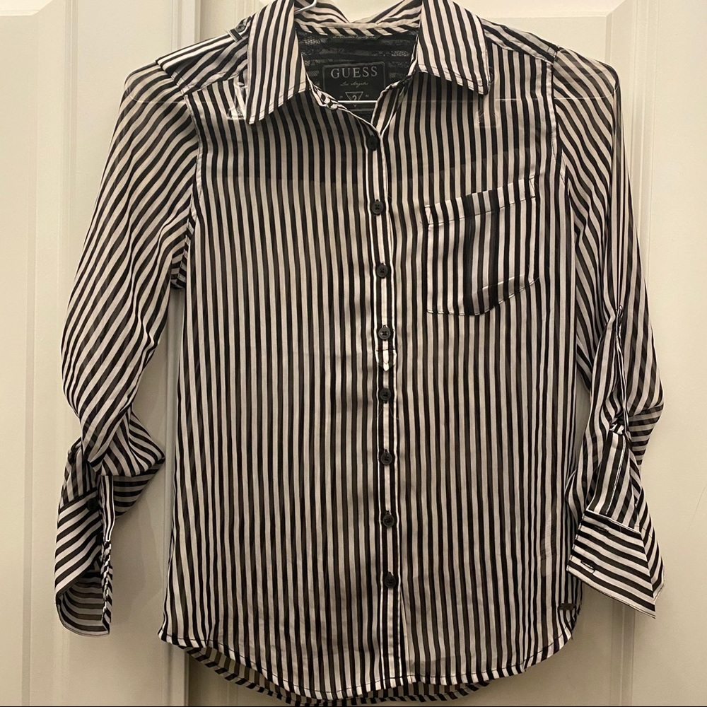 GUESS Button-Down Blouse